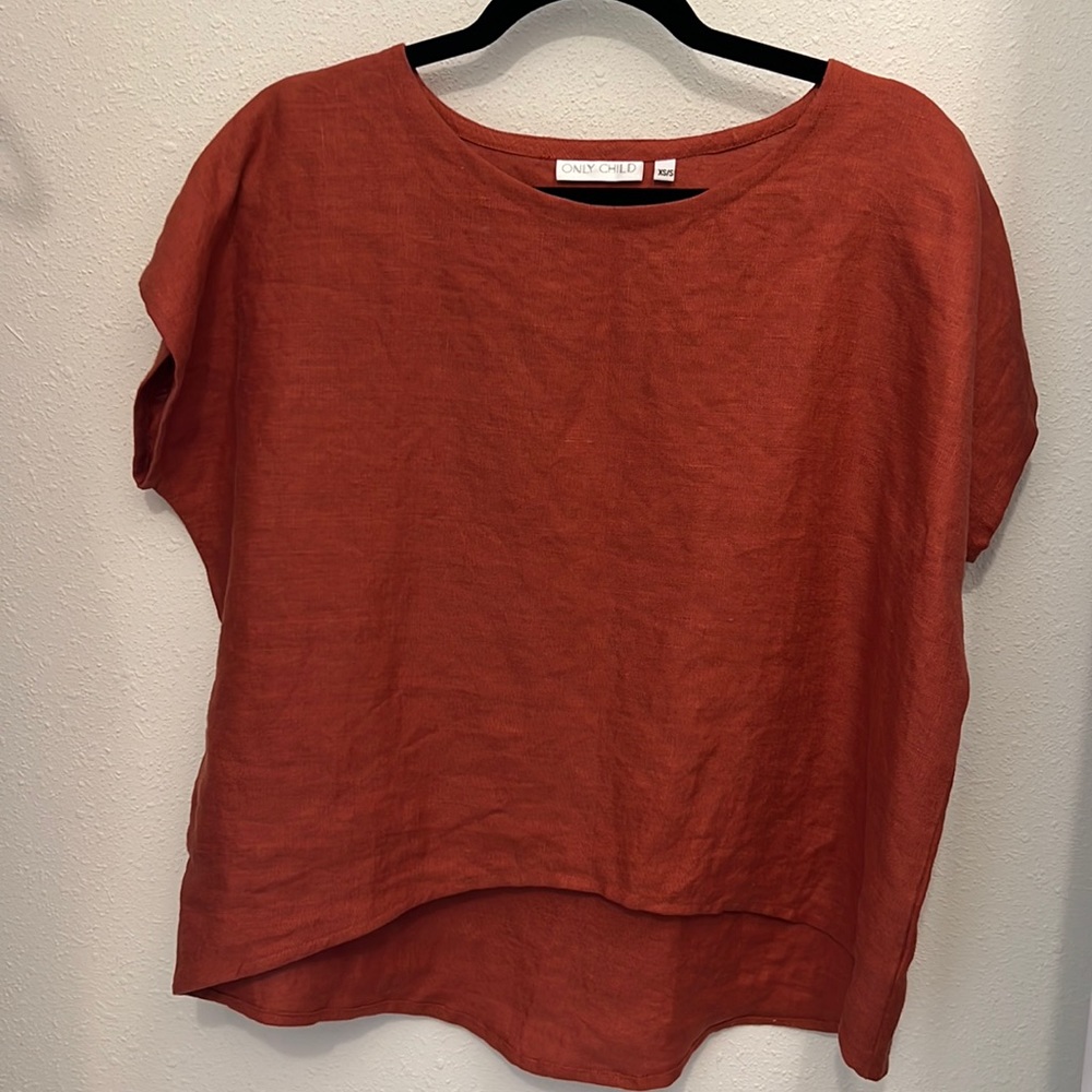 Only Child linen top Alta